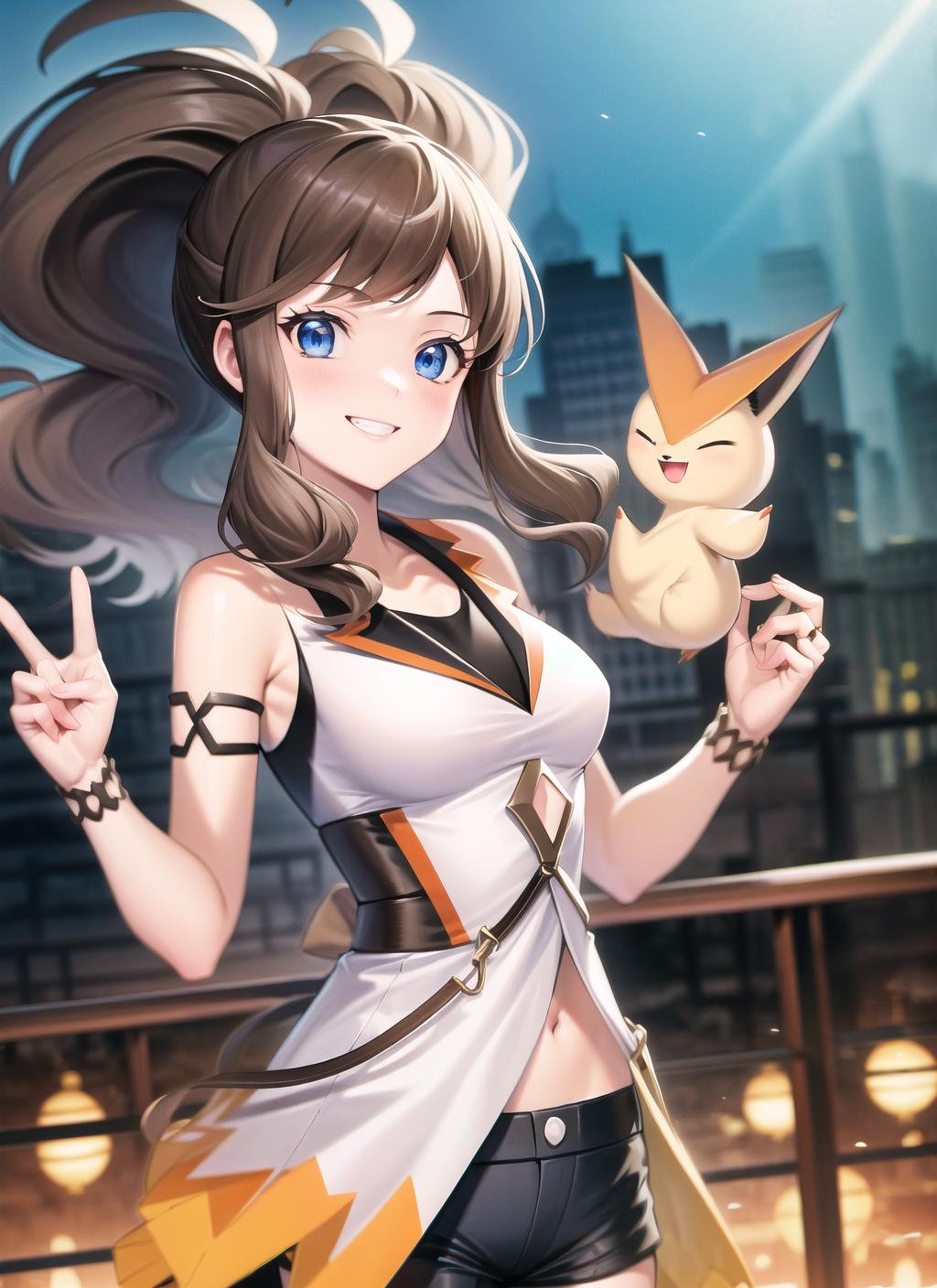 Hilda Pokemon | 4 Outfits | Character Lora 1017 image by Numeratic