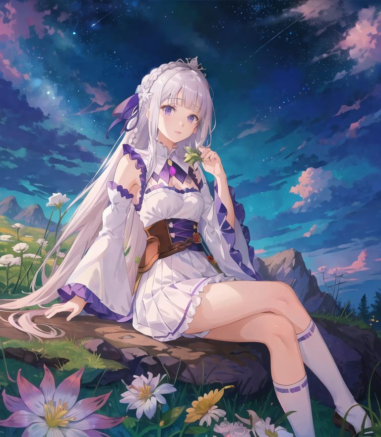 Emilia (Re:Zero) image by luxitopex