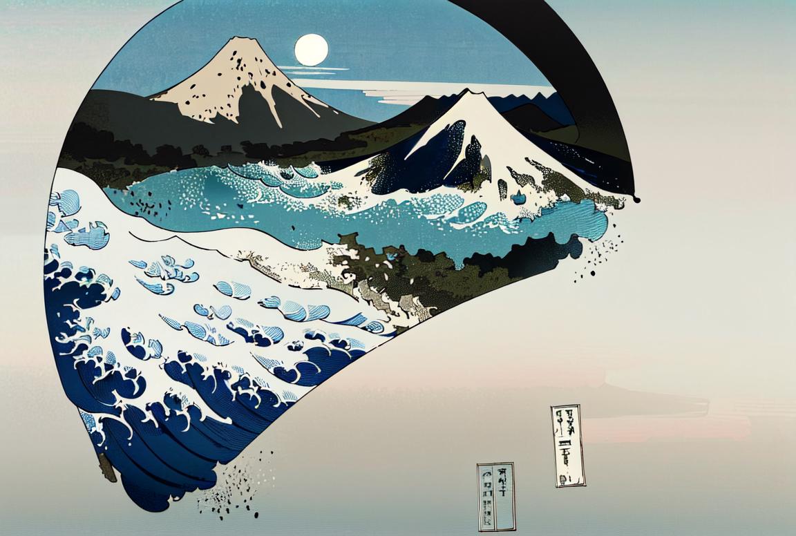 Ukiyo-e FuYue Style Background-Mix image by Isle_of_Chaos