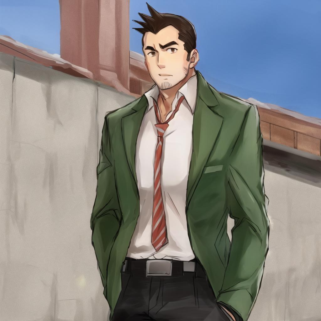 Dick Gumshoe - Ace Attorney - (LyCORIS/LoCON) NSFW image by MuscleEnjoyer