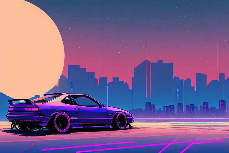 SynthwavePunk image by JustMaier
