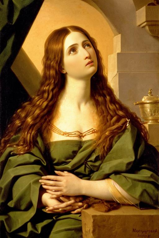 Mary Magdalane (with training data!) image by jiwenji