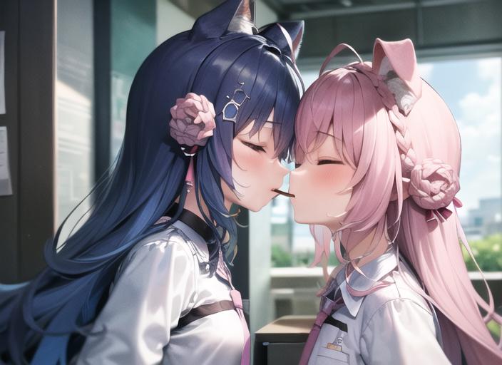 Pocky Kiss Side View | Test Concept Lora 231 image by Numeratic