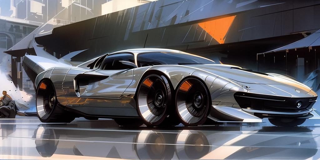 Cardesign-Syd Mead Style image by CryptoCars_Lab