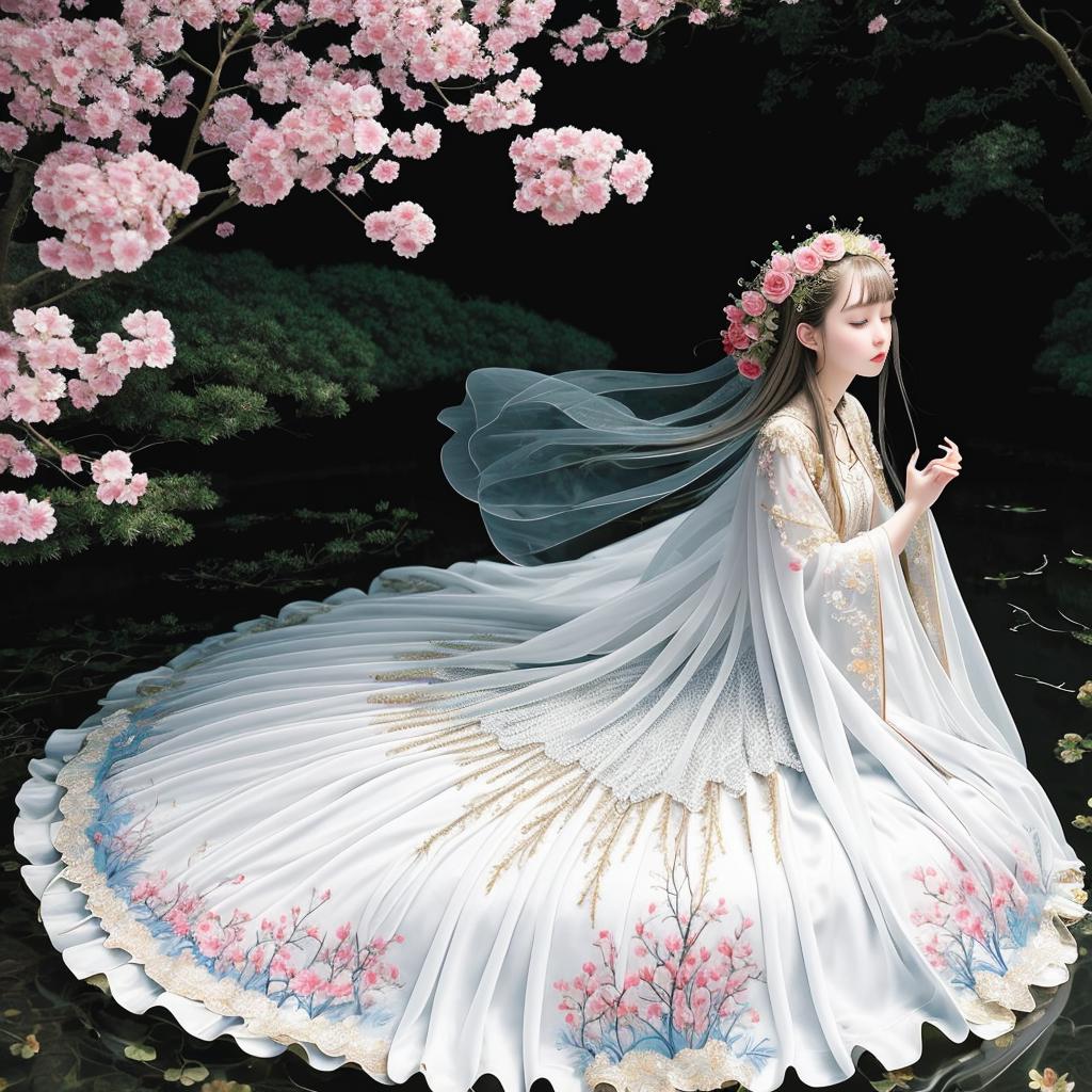 evening dress-princess dress-pied dress-花嫁衣 @spz image by saiJi