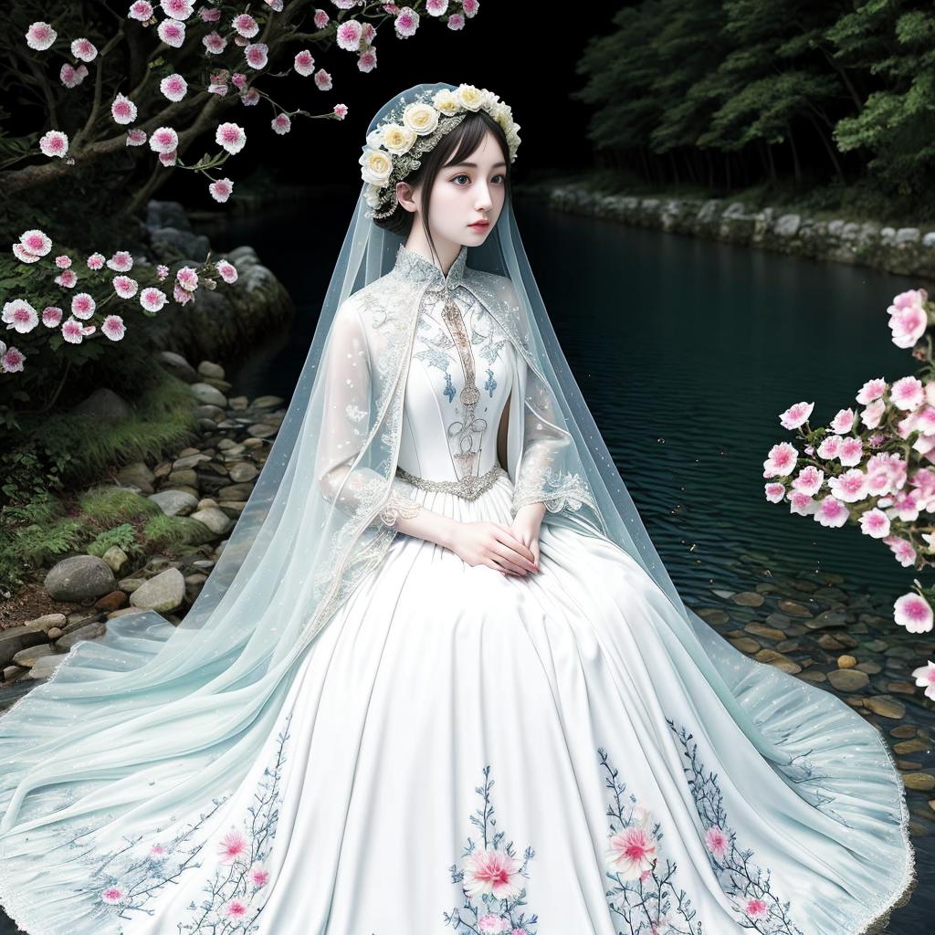 evening dress-princess dress-pied dress-花嫁衣 @spz image by saiJi