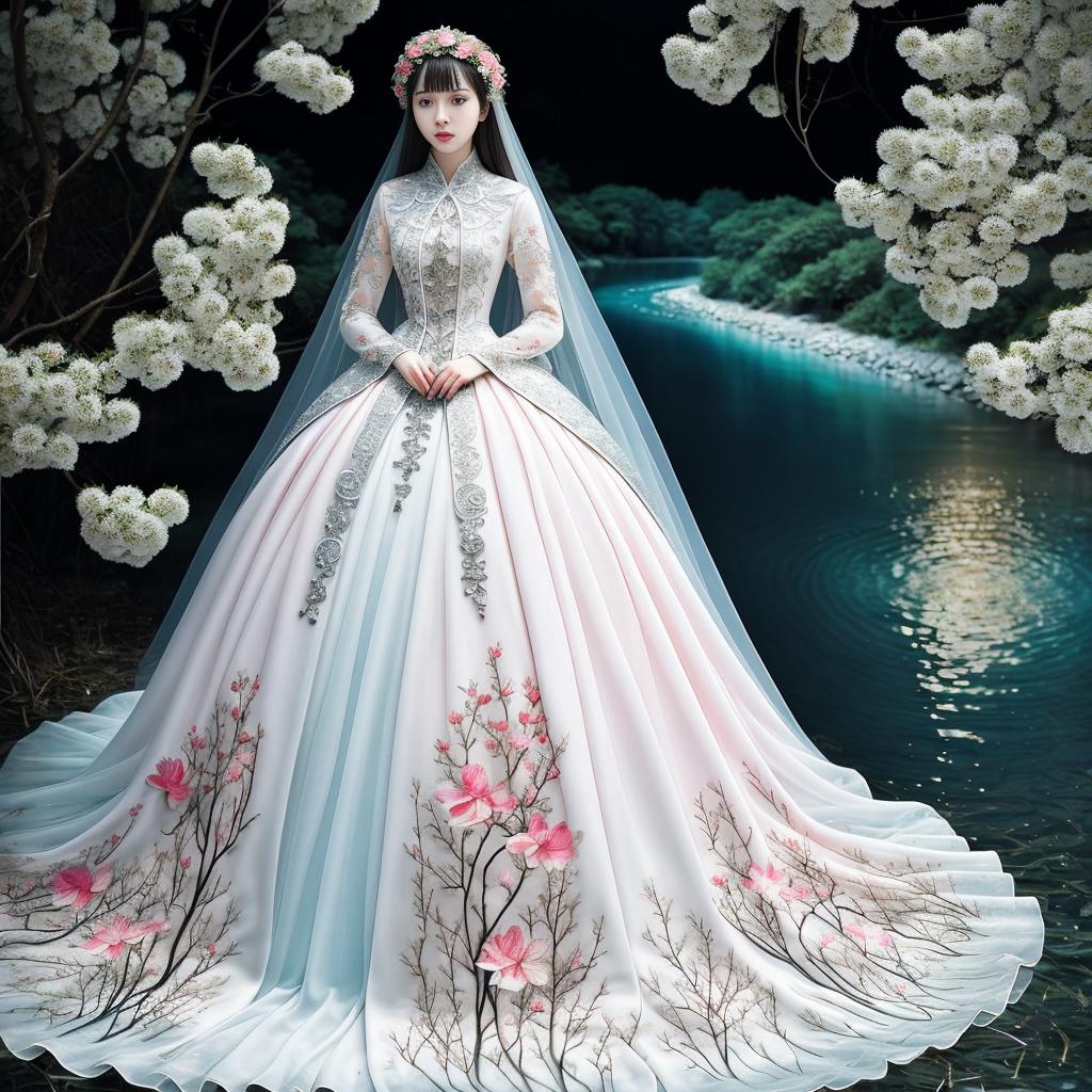 evening dress-princess dress-pied dress-花嫁衣 @spz image by saiJi