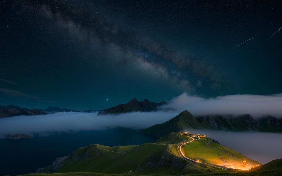 mocha-beautiful sky style image by tianxiandebobi