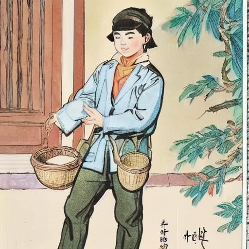 Chinese 1990s Elementary School Textbook Illustrations image by SunnyTinker