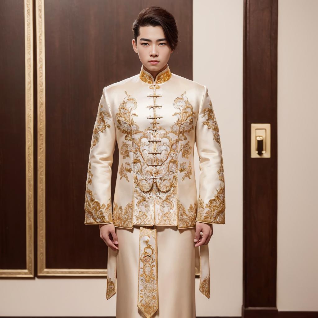 chinese wedding dress_man_male_男中式婚服 @spz image by saiJi