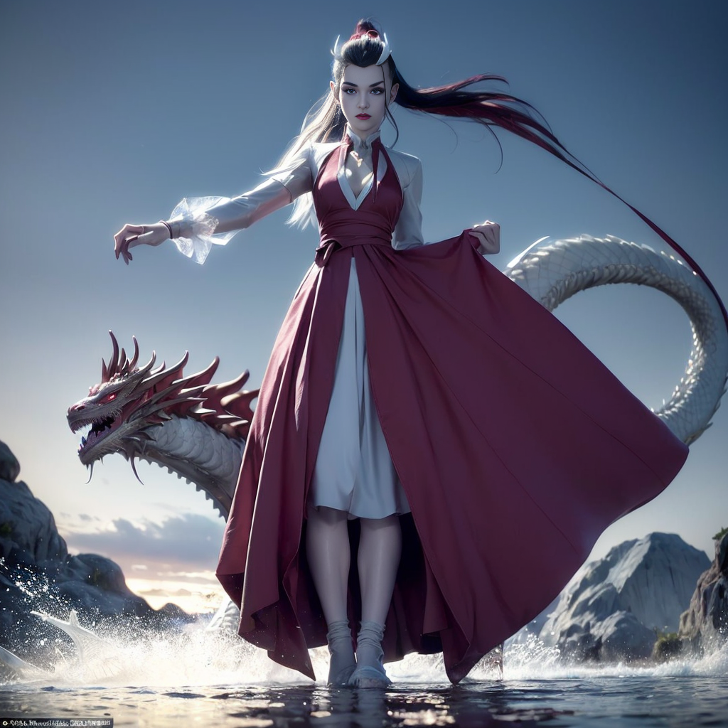 dragon family-dragon queen-dragon princess-chinese dragon-中国龙|龙后|王子|公主 @spz image by saiJi