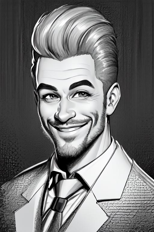 Cartoon Caricature Style image by chals