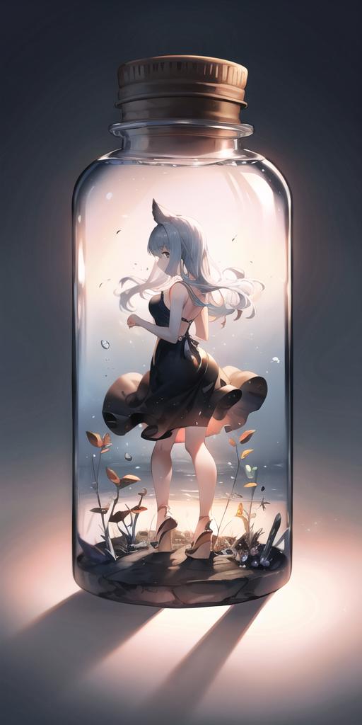 Girl in the Bottle (瓶中少女） - LoCon image by James991116