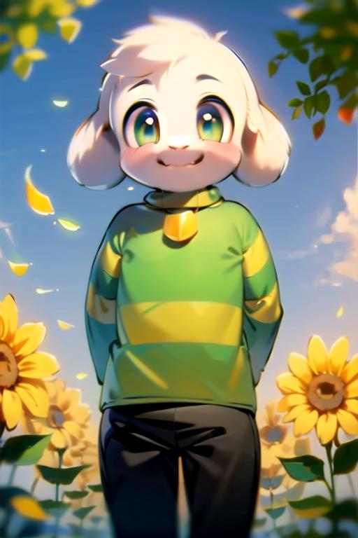 Asriel (from Undertale) image by xlevovix795