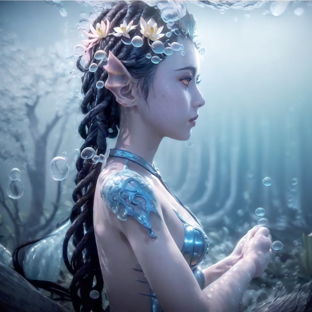 chinese mermaid-mermaid-Kraken 美人鱼|鲛人@spz image by saiJi