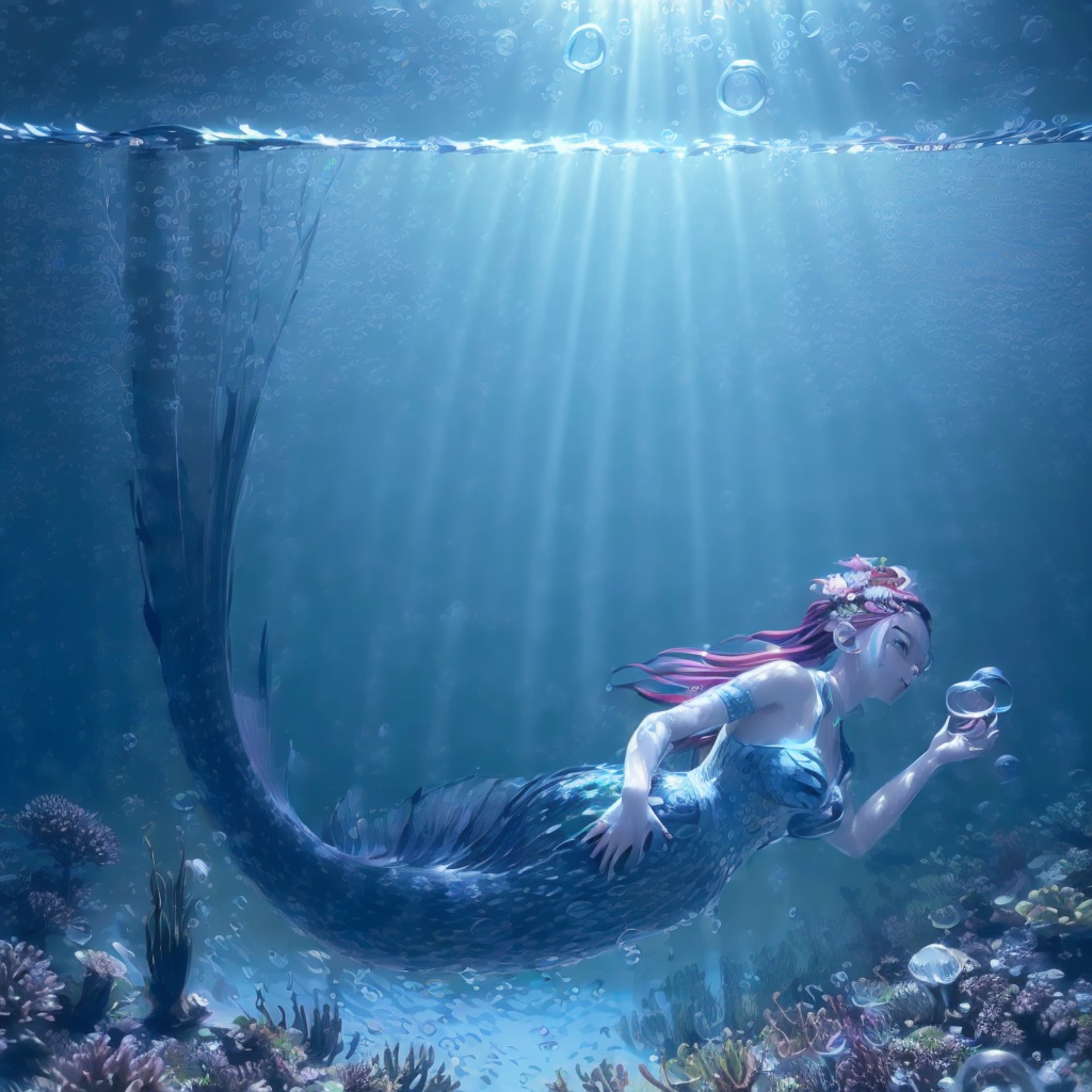 chinese mermaid-mermaid-Kraken 美人鱼|鲛人@spz image by saiJi