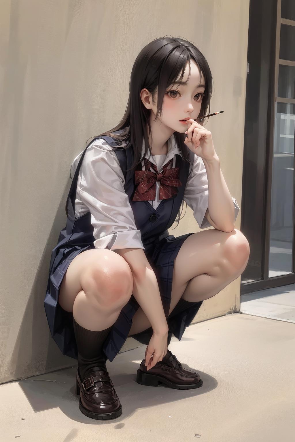 JK蹲 | 斯拉夫蹲 | Slav Squat image by xiaoaiwen