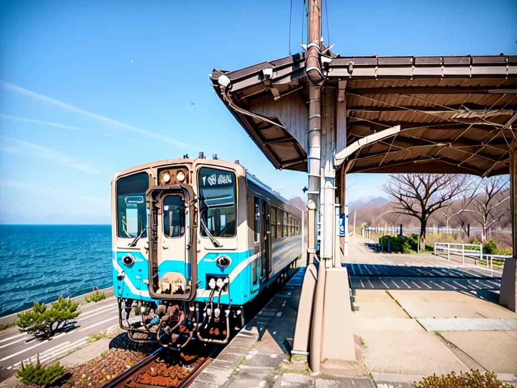 下灘駅 shimonada station (JR SHIKOKU, JAPAN) image by swingwings