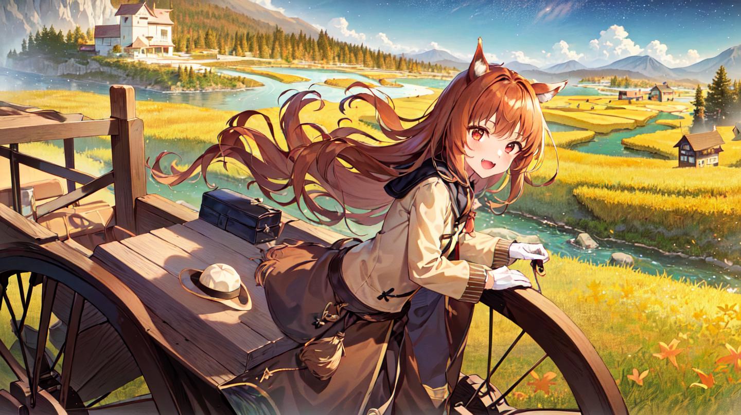 Holo (ホロ) | Spice and Wolf (狼と香辛料) - LoCon image by Smallmi