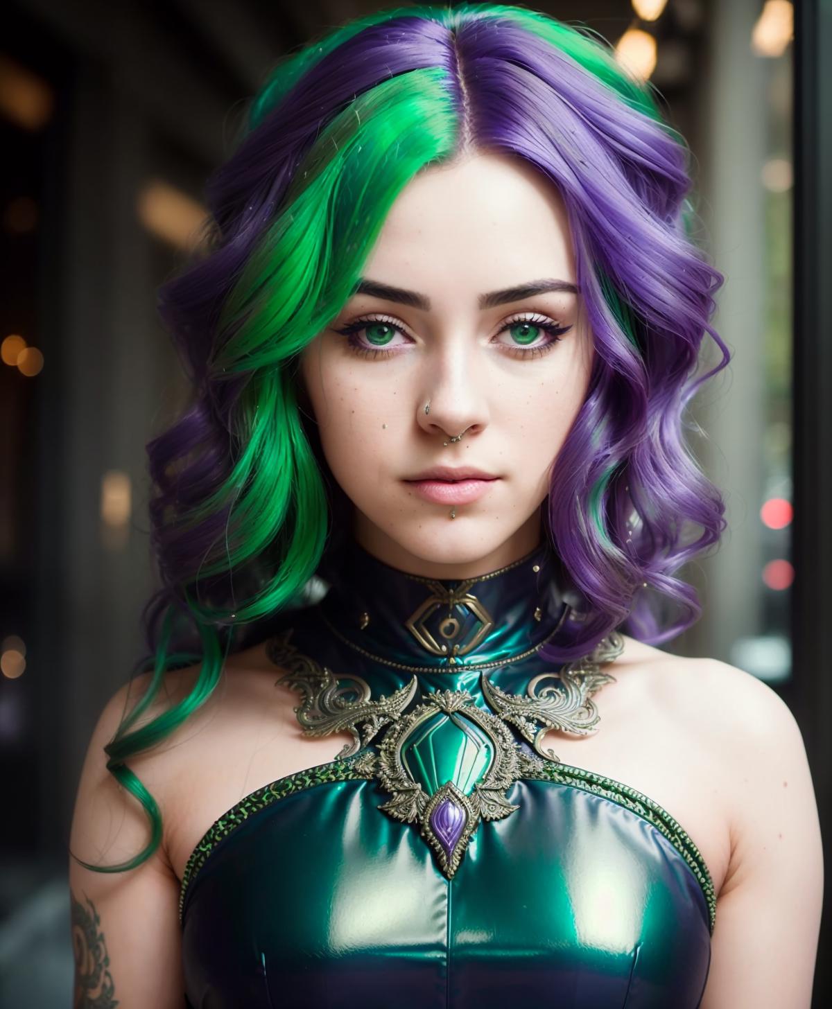 Half Color Hair image by mooncryptowow