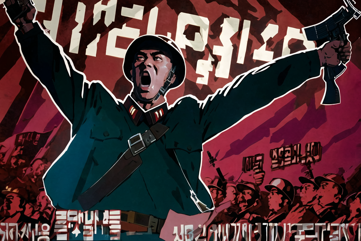 North Korea Propaganda Style image by HCSJ