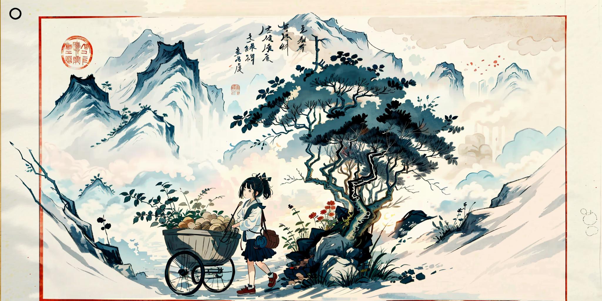 Tang Bohu's Painting Style LORA 唐伯虎画风劳拉 image by roundy