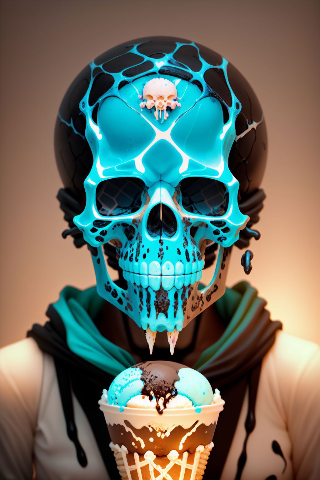 Glowing Skull [LoRA 1.5+SDXL] image by RalFinger