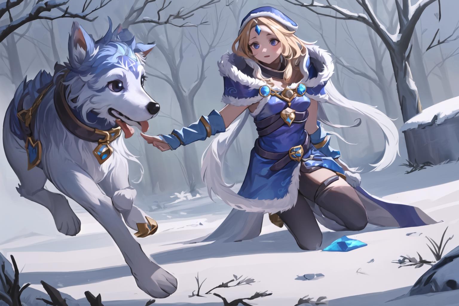 Crystal Maiden (Dota 2) image by mahouou