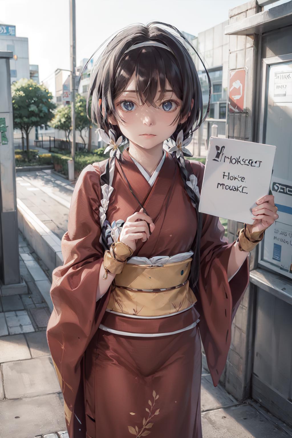 Anime Girls Holding Signs image by justTNP