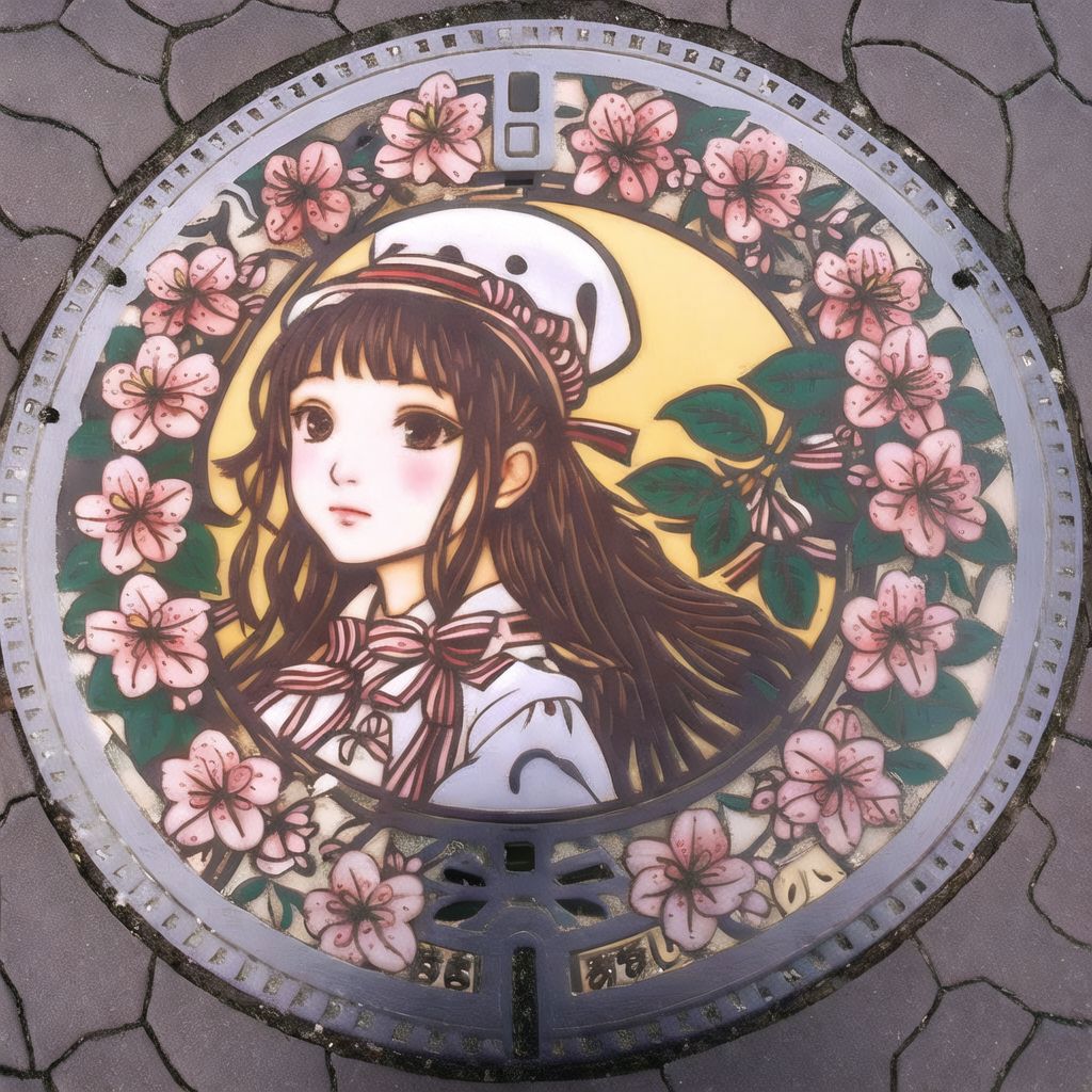 Japanese manhole cover image by dobrosketchkun