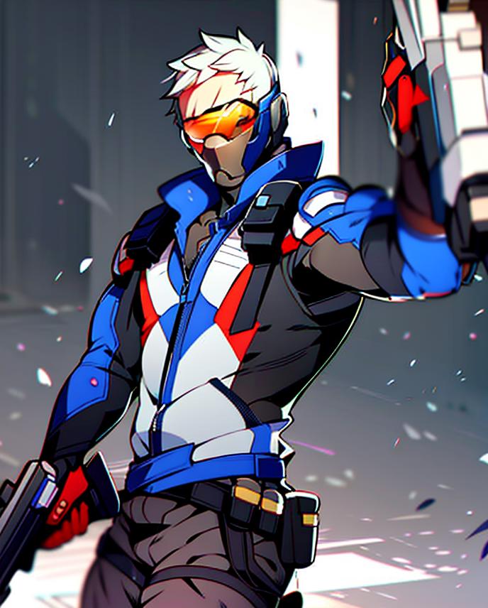soldier 76,士兵76 overwatch image by ChongYe