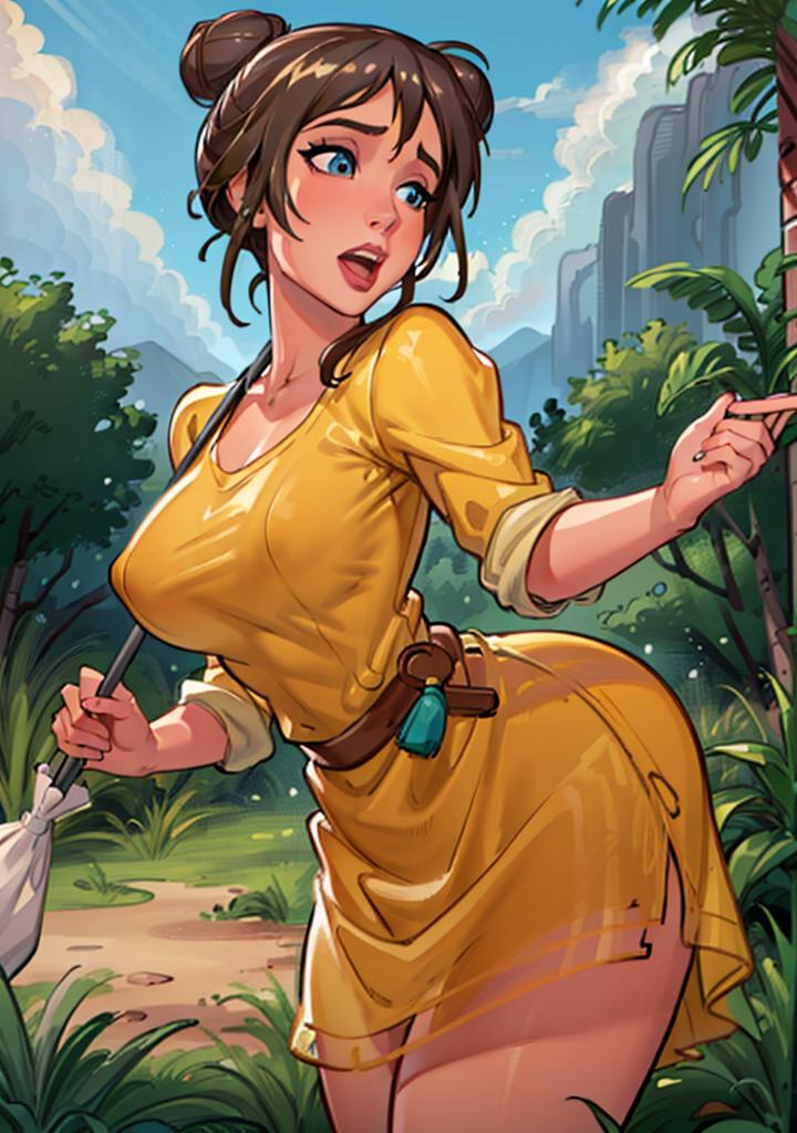 Jane Porter (Tarzan) Disney, by YeiyeiArt image by YeiYeiArt