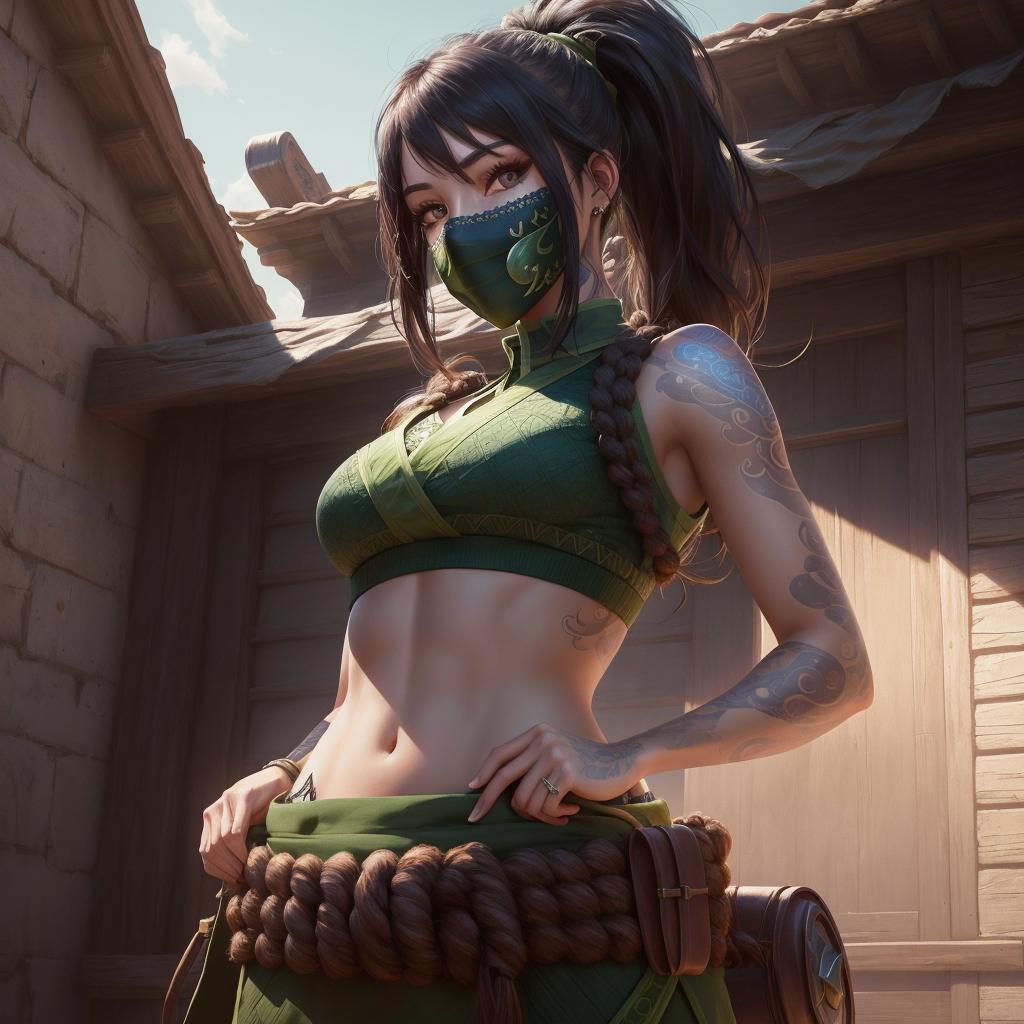 Akali from League of Legends image by Sstic