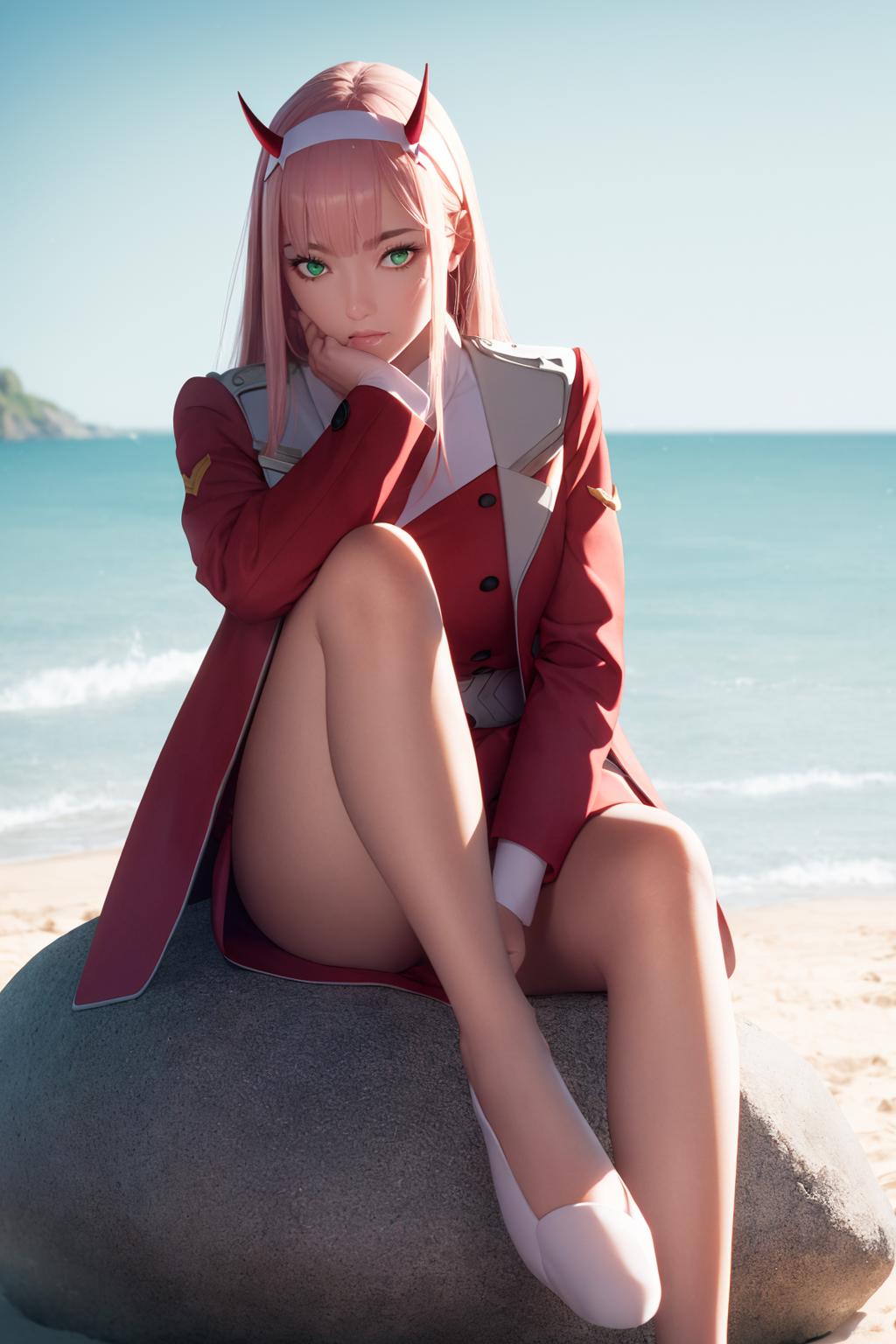 Zero Two (DARLING in the FRANXX) LoRA image by lavryshe4ka