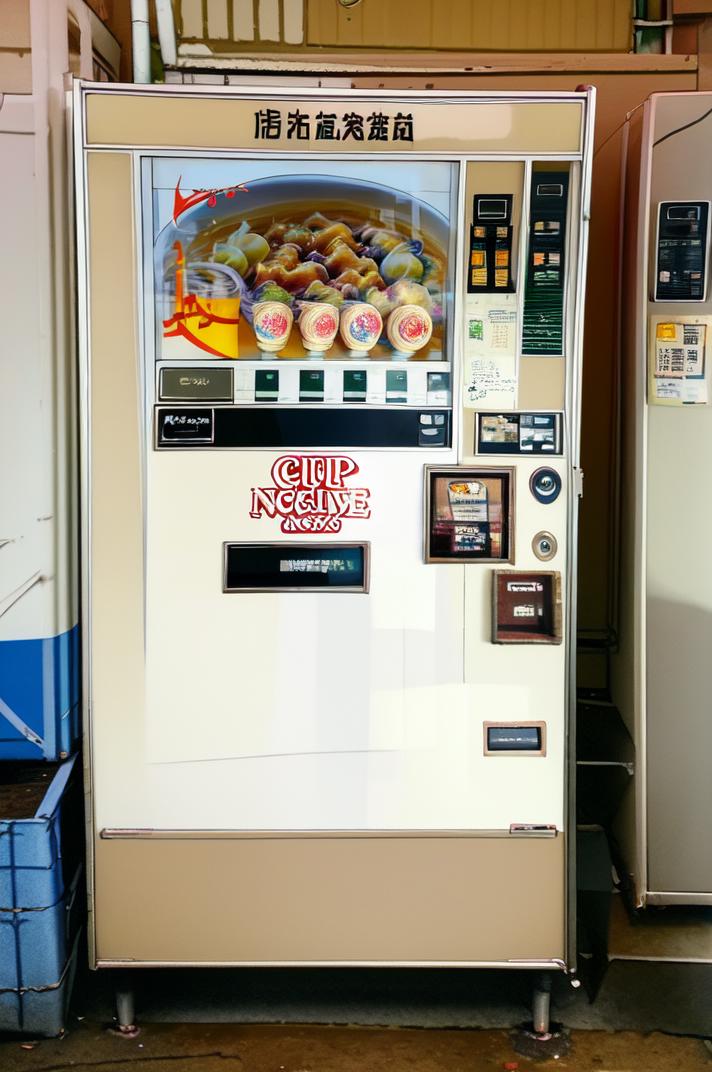 うどん自販機（神戸）Udon vending machine (Kobe,Japan) image by swingwings