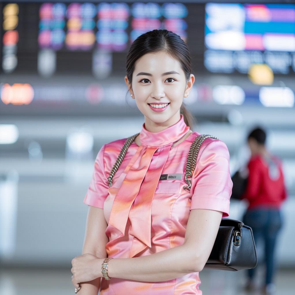 Cabin Crew/Flight Attendant/Air hostess  (Thai) image by Linzhen