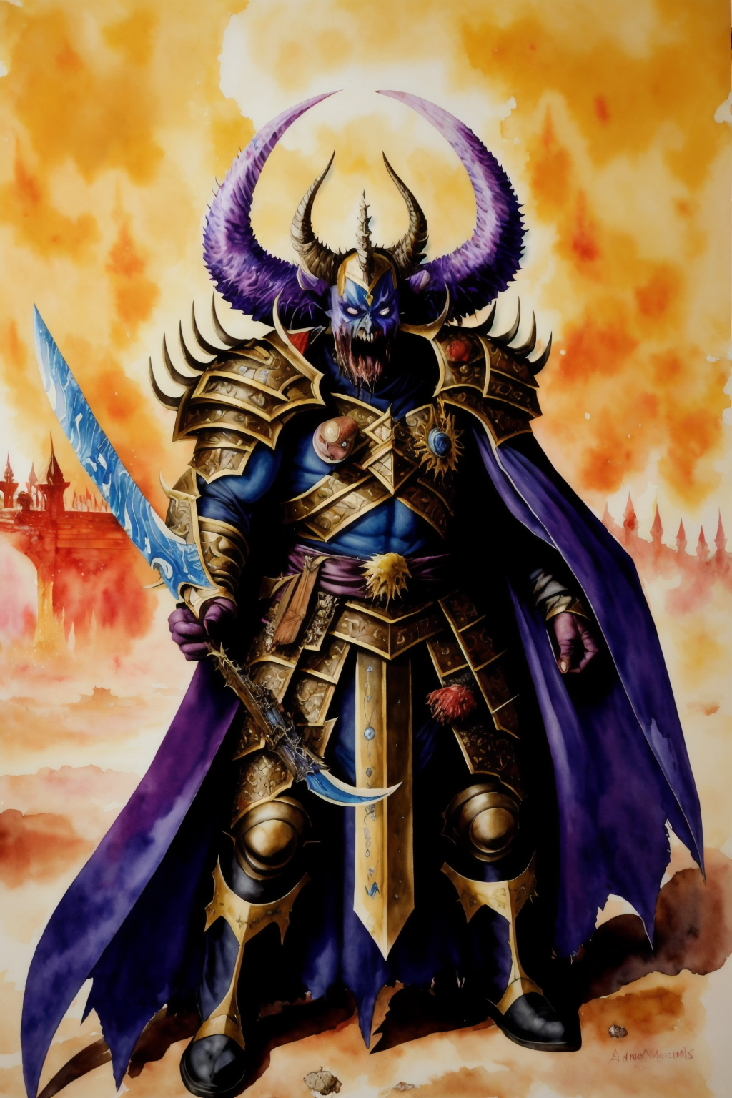 CHAOS Warrior lora (fantasy) image by bullseyetroll