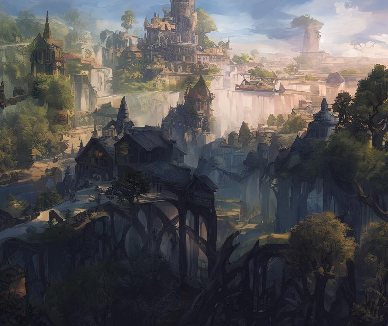 Ravnika ( sprawling fantasy city ) image by caydencesodel
