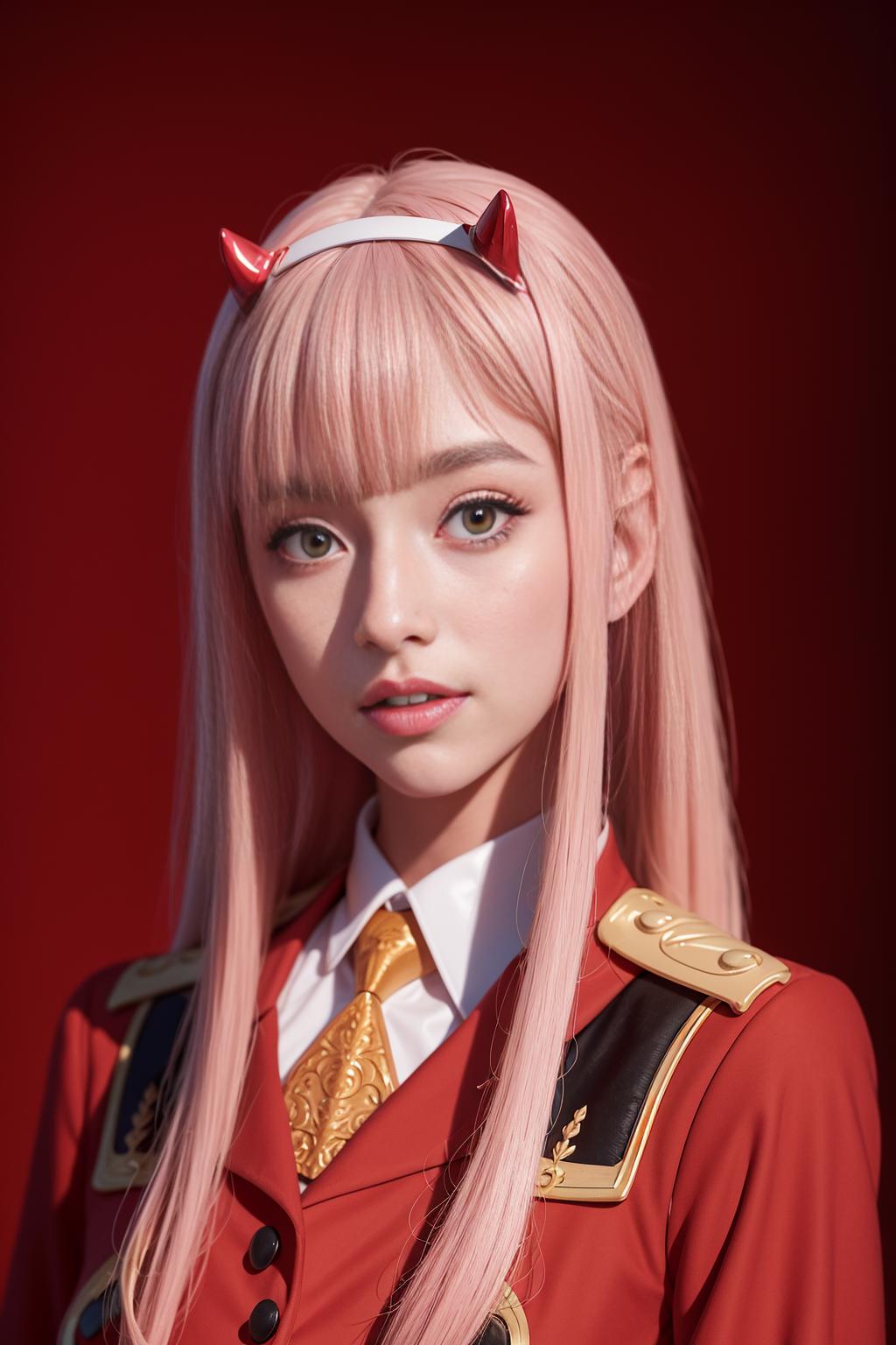 Zero Two (DARLING in the FRANXX) LoRA image by 12user34kn276