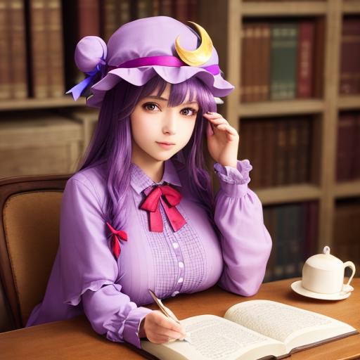 Patchouli Knowledge | Touhou Project image by Alikkus