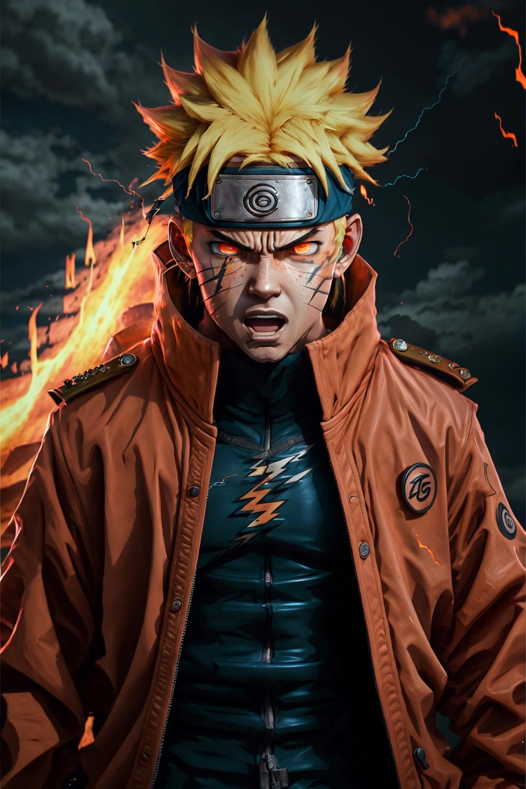Uzumaki Naruto(うずまき ナルト)漩涡鸣人 LoRa image by axebro
