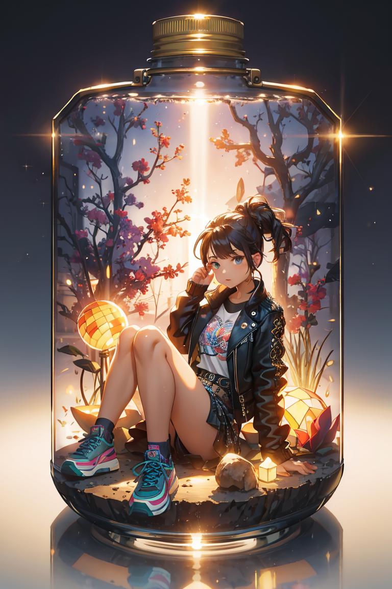 Girl in the Bottle (瓶中少女） - LoCon image by Alanxia