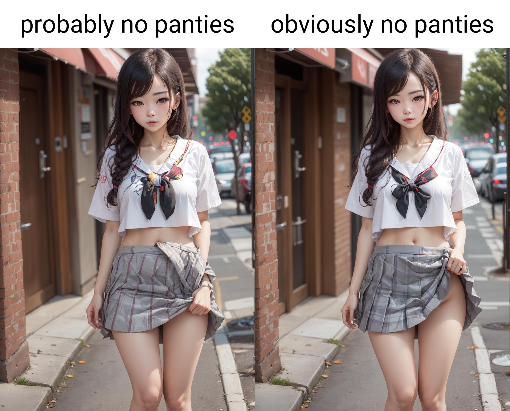 No Panties? (Hidden Privates) image by wewewew