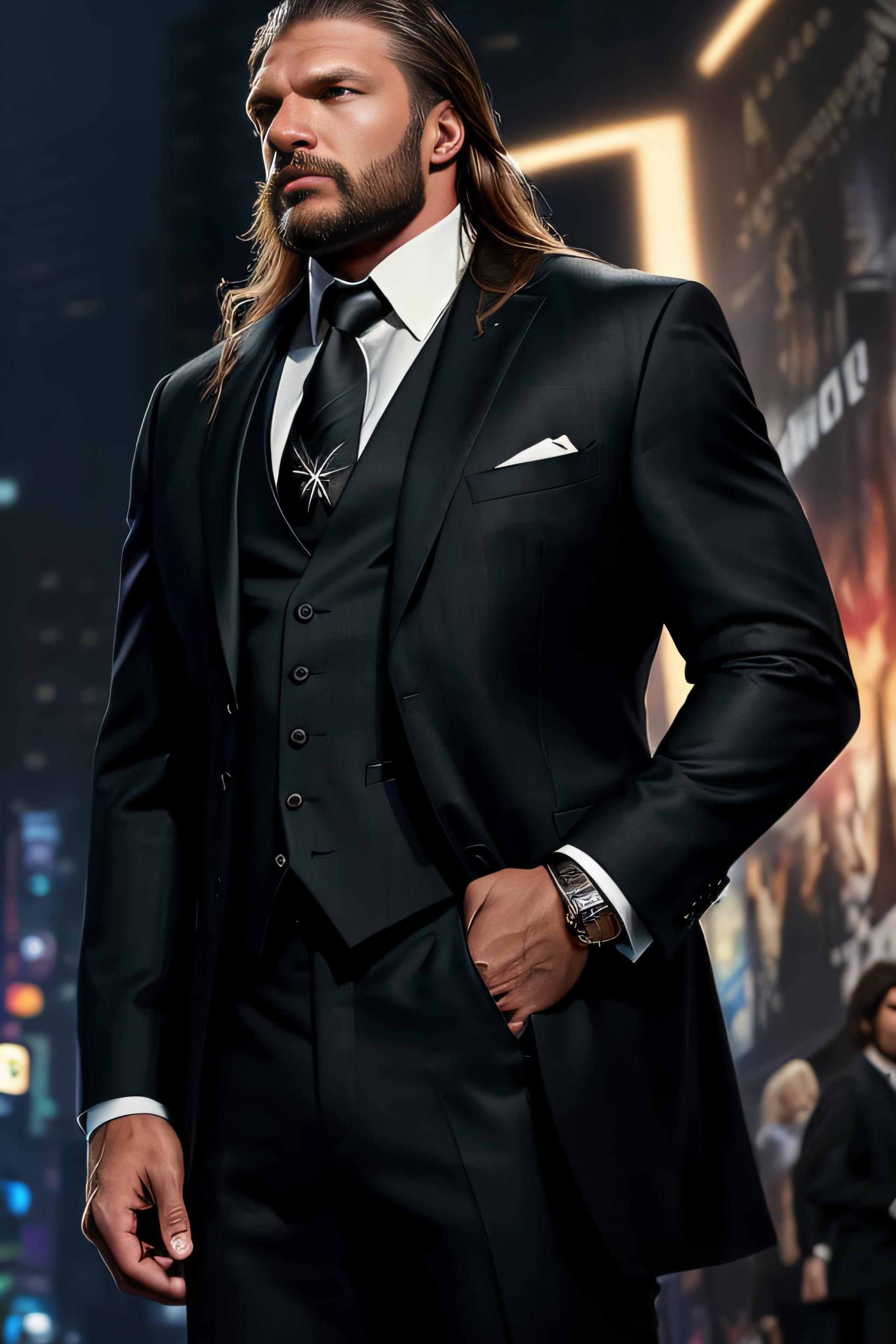 Triple H (long hair) - Textual Inversion image by ElizaPottinger