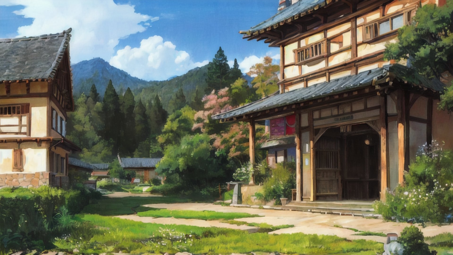 GHIBLI_Background image by Kilfwehx