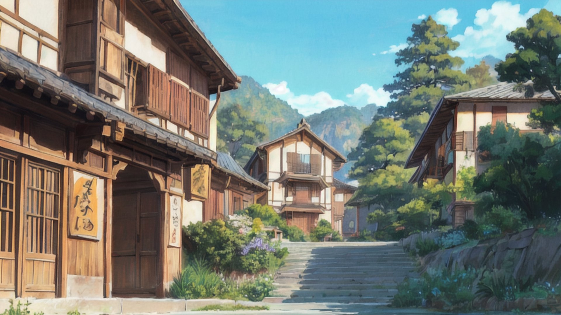 GHIBLI_Background image by Kilfwehx