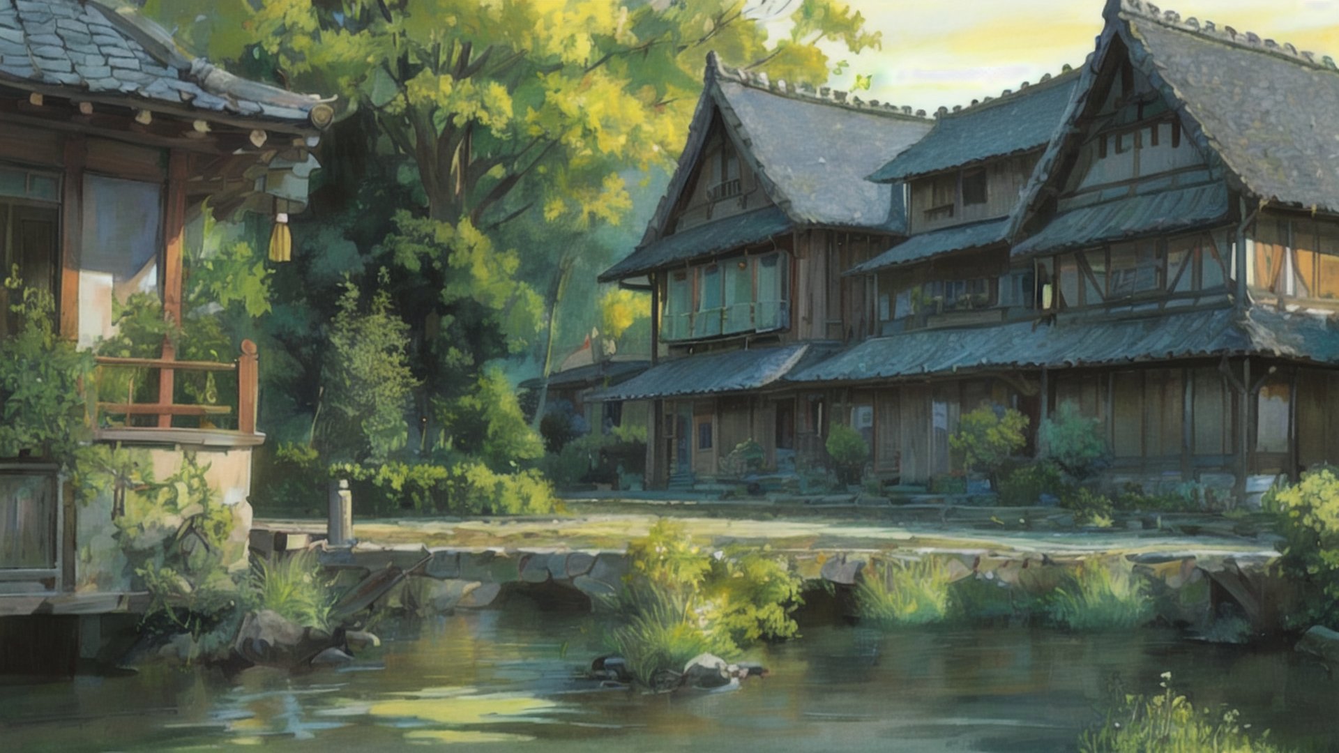 GHIBLI_Background image by Kilfwehx