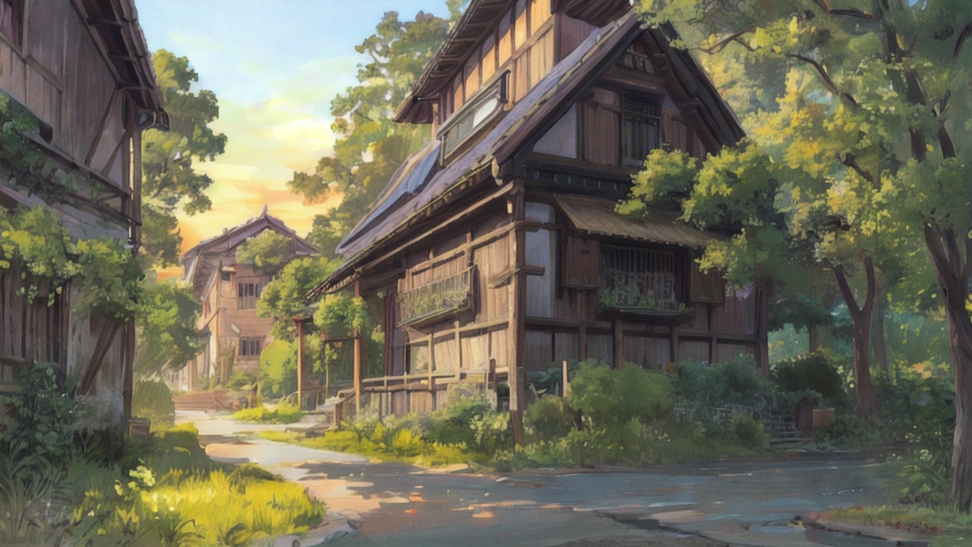 GHIBLI_Background image by Kilfwehx