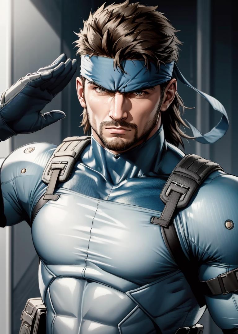 A Comic Book Superhero Posing in Uniform