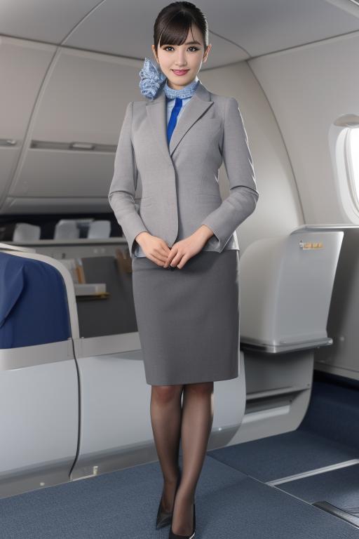 ANA Stewardess Uniform image by Thxx